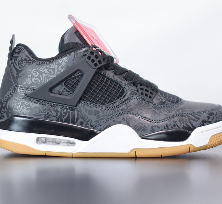 Nike Air Jordan 4 Retro Laser Black Gum