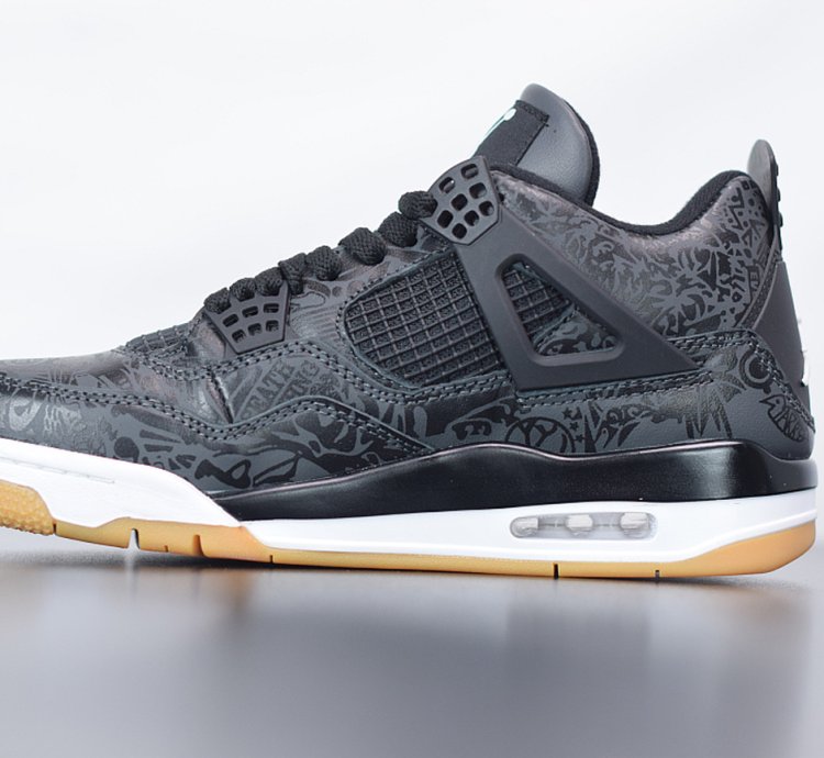 Nike Air Jordan 4 Retro Laser Black Gum