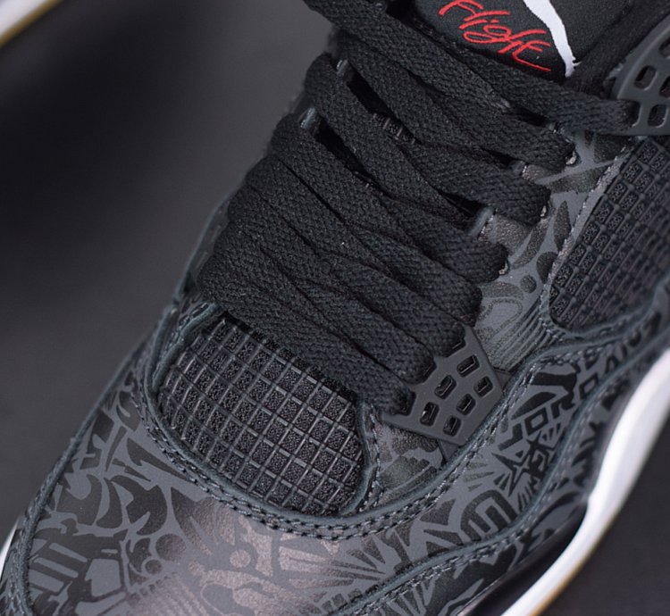 Nike Air Jordan 4 Retro Laser Black Gum