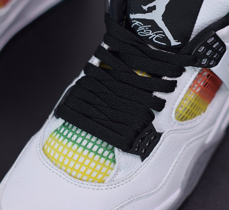Nike Air Jordan 4 Retro Lucid Green Rasta