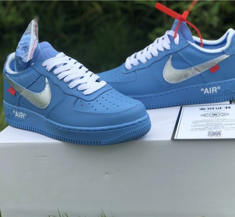 Nike Air Force 1 Low Off-white Mca University Blue