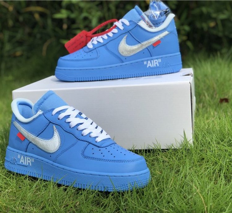 Nike Air Force 1 Low Off-white Mca University Blue