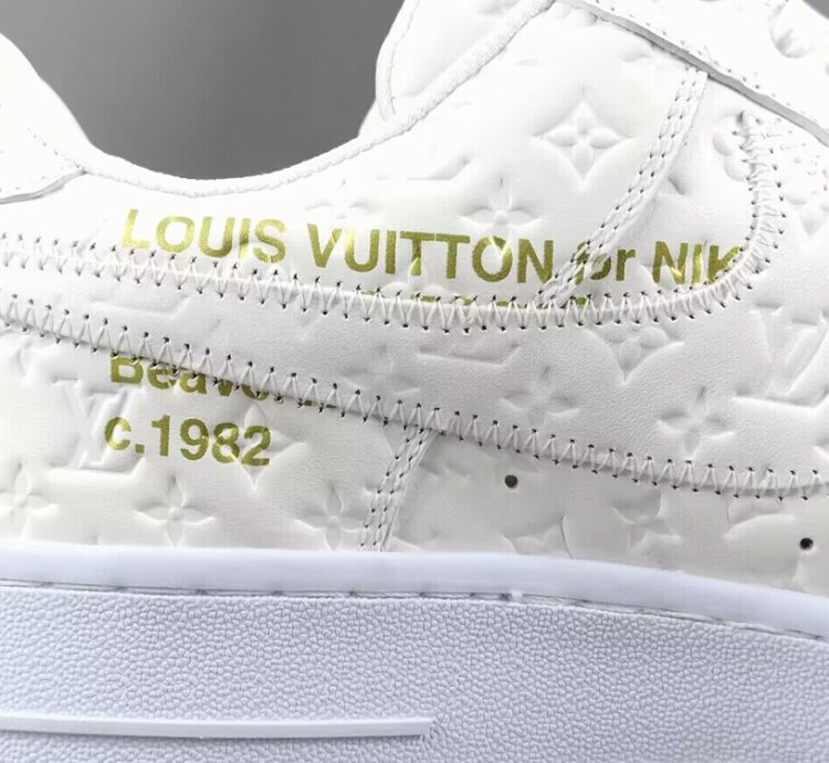 Louis Vuitton Nike Air Force 1 Low By Virgil Abloh White
