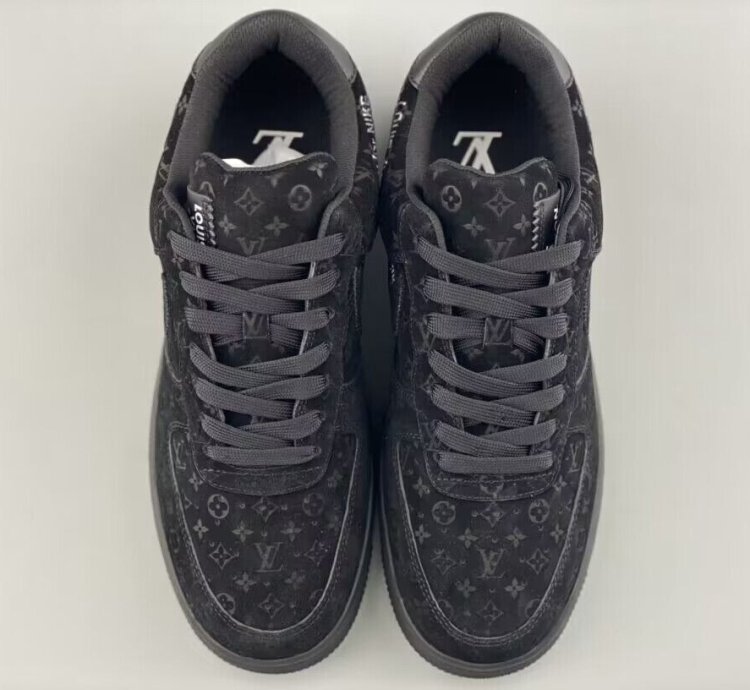 Louis Vuitton Nike Air Force 1 Low By Virgil Abloh Black