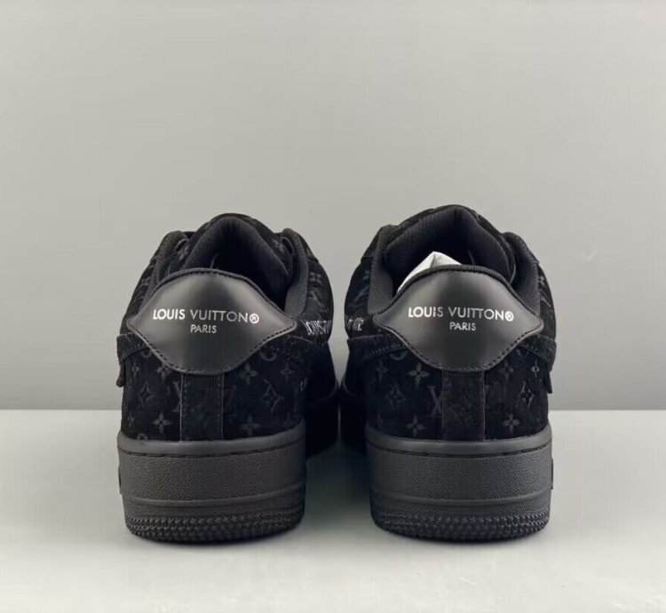 Louis Vuitton Nike Air Force 1 Low By Virgil Abloh Black