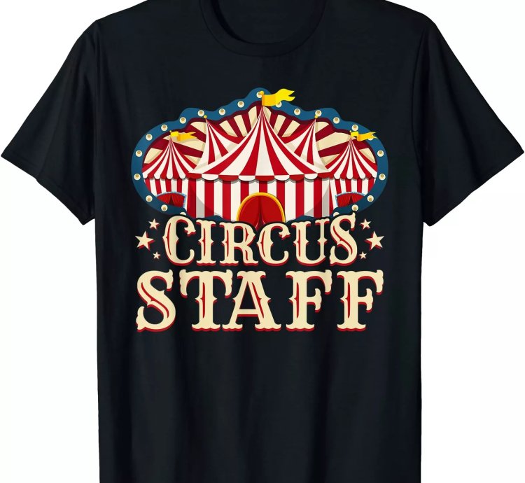Circus Party Shirt - Circus Staff T-shirt S-5xl