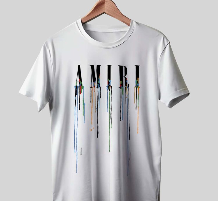Amiri Paint Drip Mens Shirt Size Usa