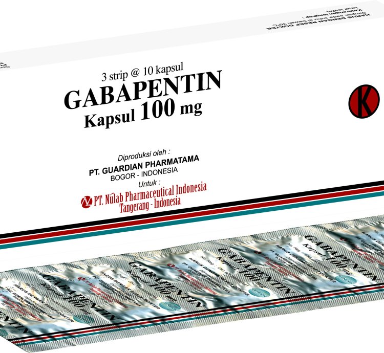 Gabapentine 100mg Relieve Spasms 30 Capsules Original Product