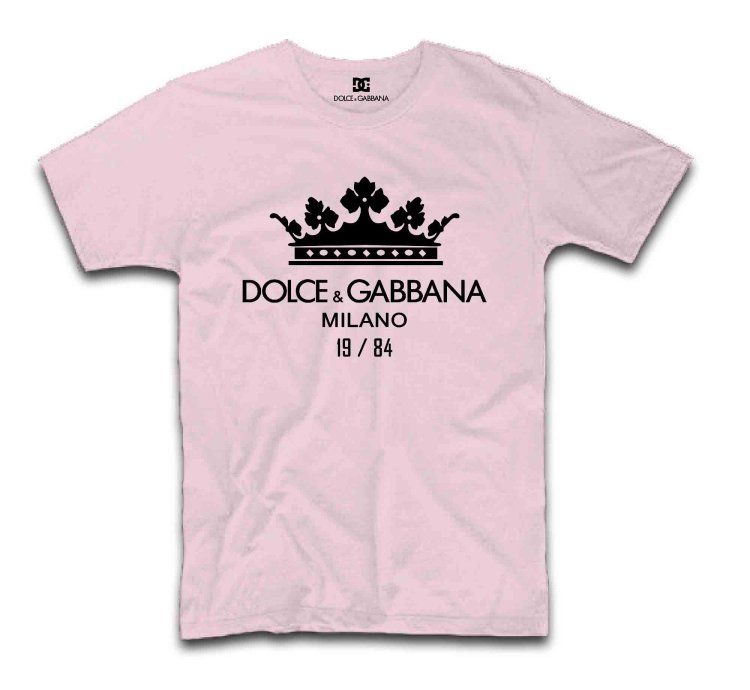 Dolce Gabbana Crown Logo Print Cotton T-shirt Usa