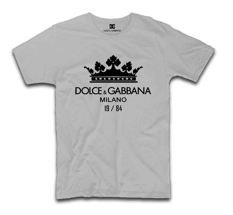 Dolce Gabbana Crown Logo Print Cotton T-shirt Usa