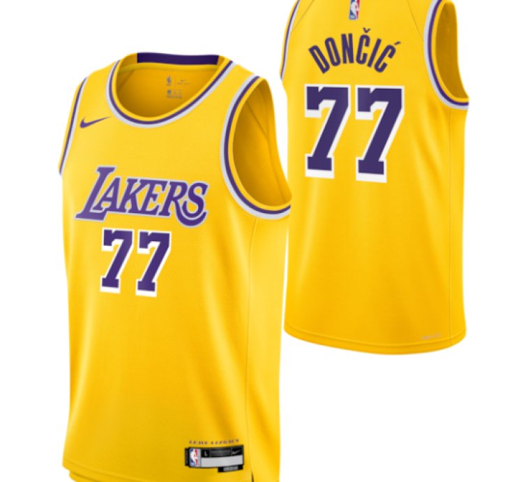 Luka Dončić Los Angeles Lakers Nike Unisex Swingman Jersey - Icon Edition - Gold