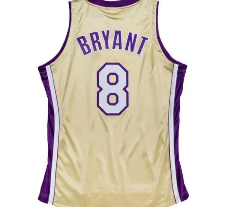 Kobe Bryant Los Angeles Lakers Hall Of Fame Class Of 2020 8 Authentic Jersey - Goldpurple