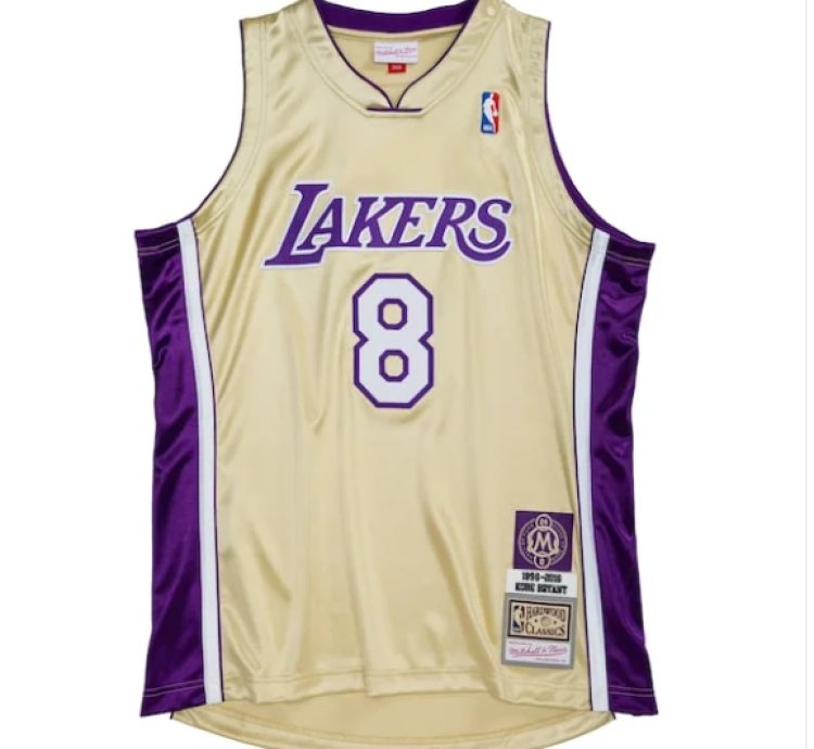 Kobe Bryant Los Angeles Lakers Hall Of Fame Class Of 2020 8 Authentic Jersey - Goldpurple