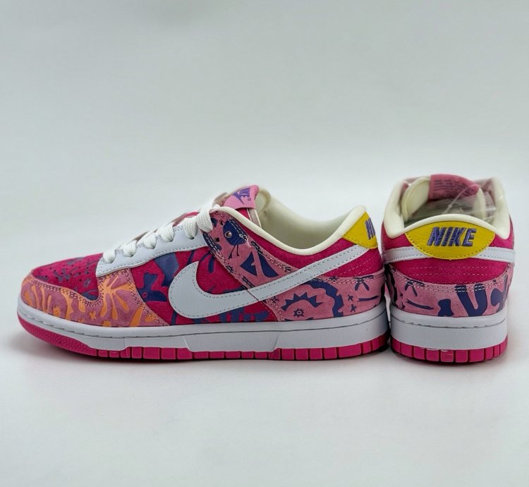 Nike Sb Dunk Low Pro Parra Abstract Art Atmos Elephant Print Xd6188-047