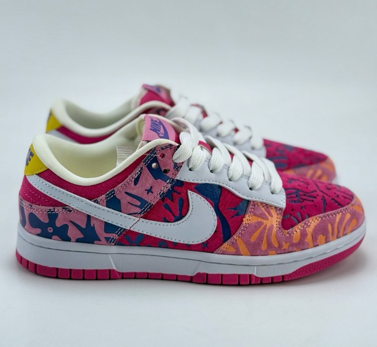Nike Sb Dunk Low Pro Parra Abstract Art Atmos Elephant Print Xd6188-047
