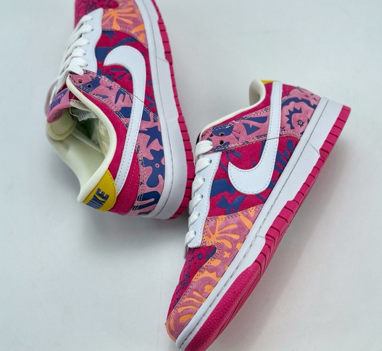 Nike Sb Dunk Low Pro Parra Abstract Art Atmos Elephant Print Xd6188-047