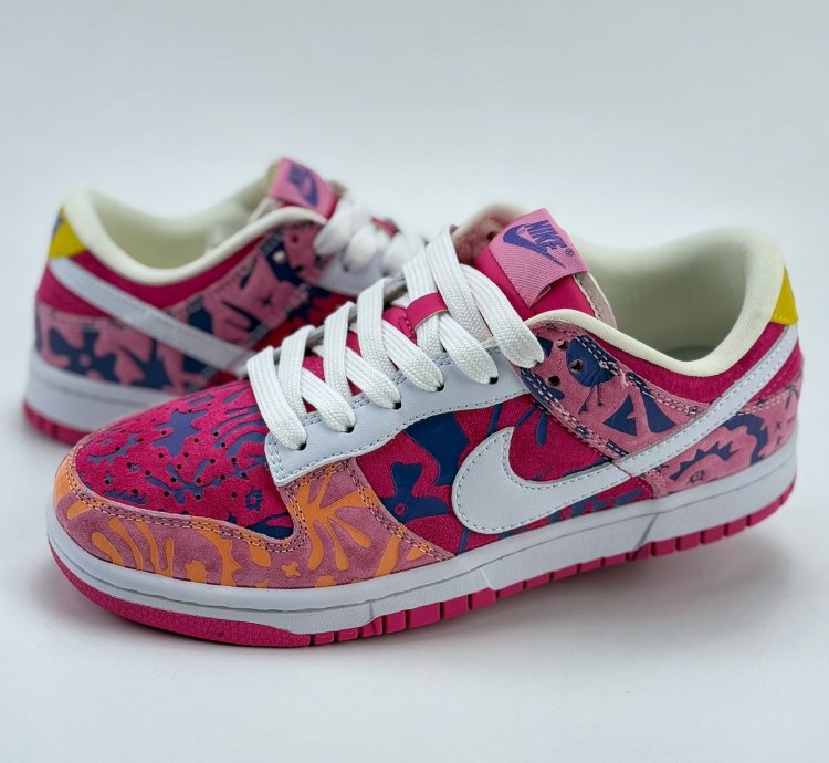 Nike Sb Dunk Low Pro Parra Abstract Art Atmos Elephant Print Xd6188-047