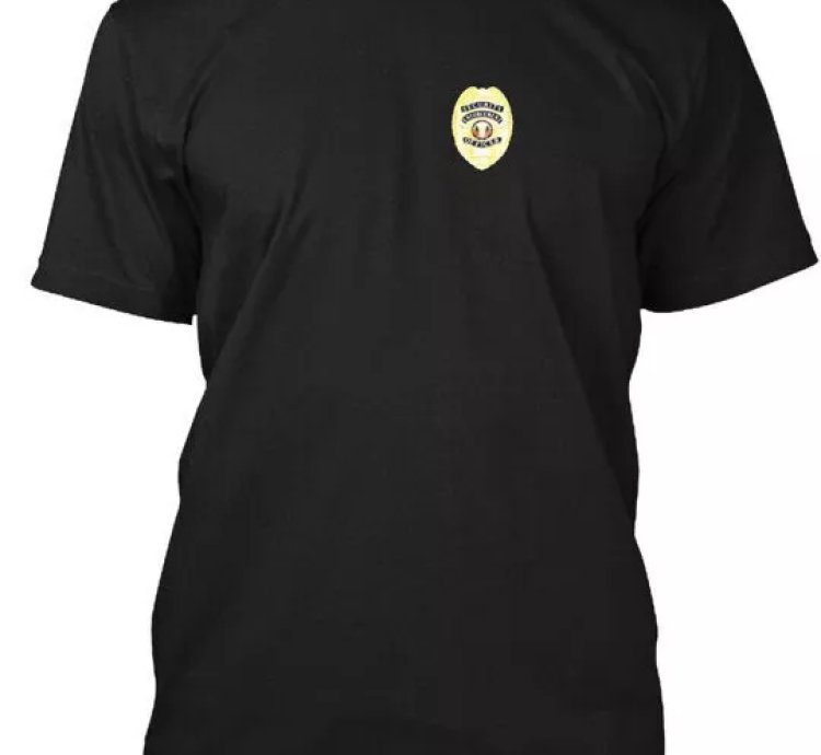 Security Officer Enforcement Badge Police Guards T-shirt Made In Usa Size S-5xl