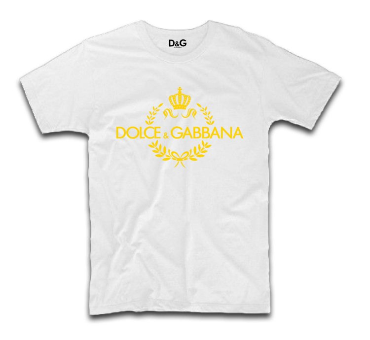 Dolce Gabbana Gold Logo T-shirt Usa