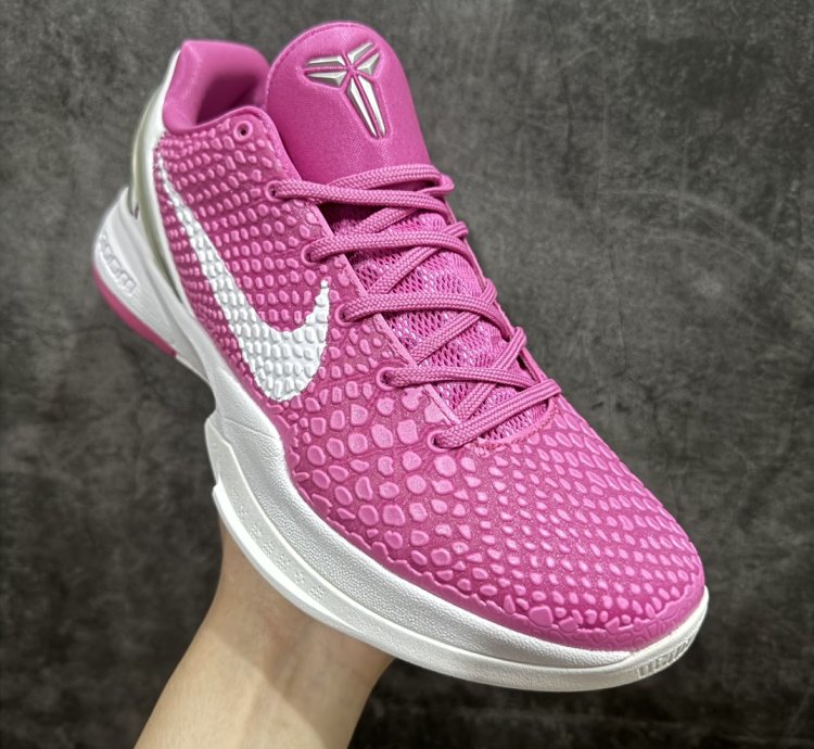 380 Nike Kobe 6 Protro Breast Cancer 429659-601-puti