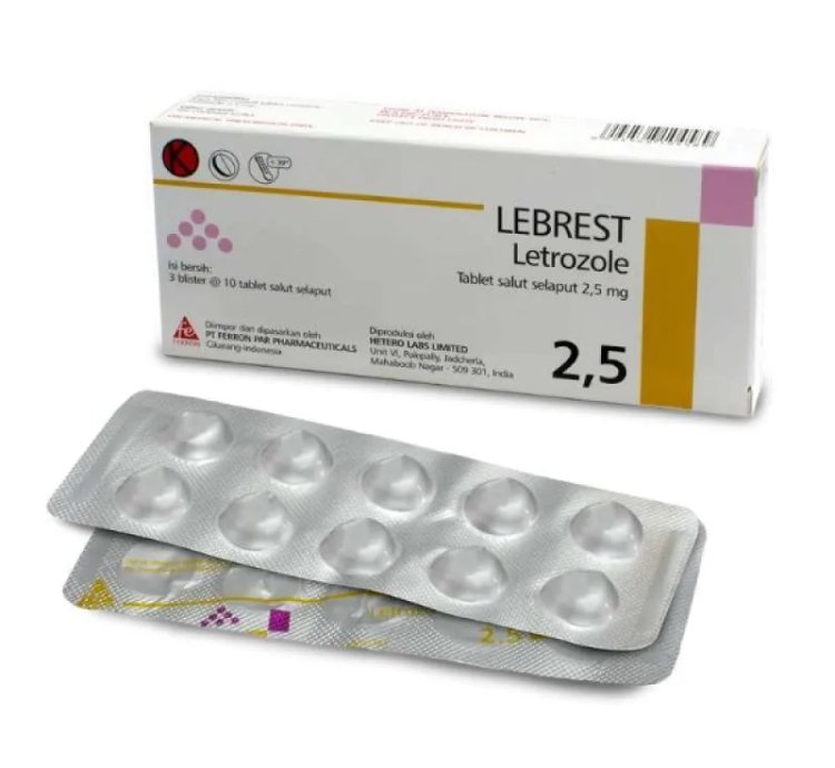 Lebrest Letrozole Tablet 25mg For Breast Cancer Hormone Therapy