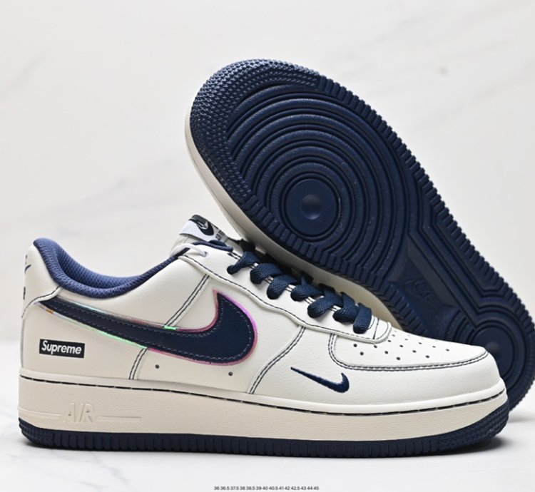 160 Nike Air Force 1 Low Supreme Joint Air Force One Low-top All-match Casual Sp