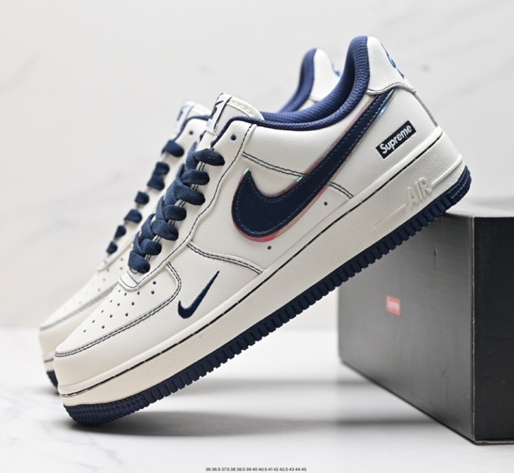 160 Nike Air Force 1 Low Supreme Joint Air Force One Low-top All-match Casual Sp