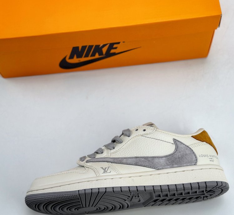 280 Travis Scott X Nike Air Jordan 1 Low X Louis Vuitton Three-party Joint Lx198