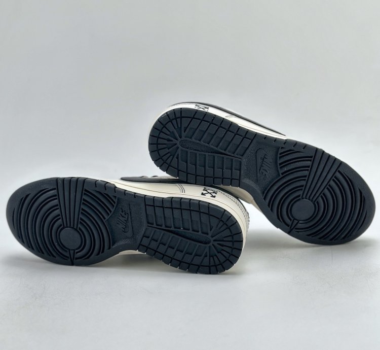 280 Nike Sb Dunk Low X Off-white White And Black Small Hook Dj2024-003 -