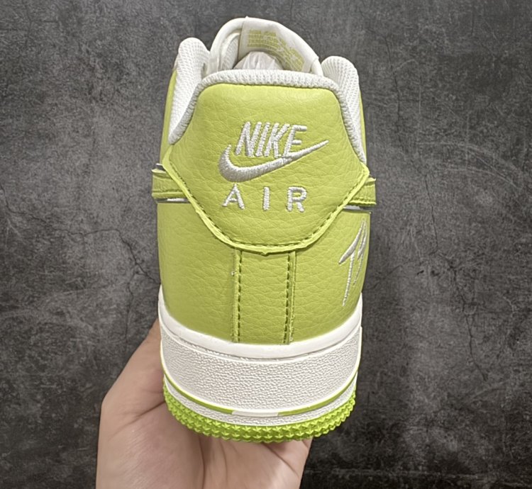 220 Nike Air Force 1 Low 07 X Travis Scott Apple Green Io5636-222 -