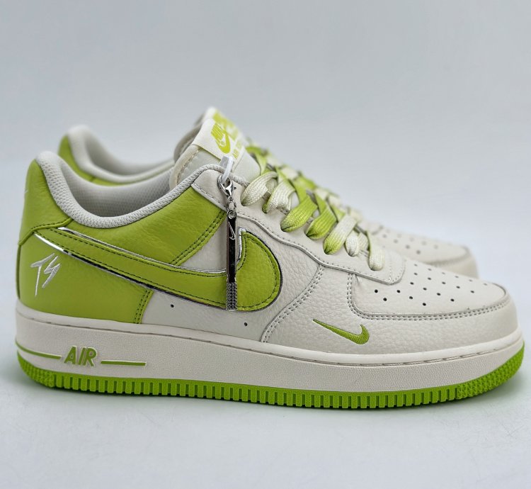 220 Nike Air Force 1 Low 07 X Travis Scott Apple Green Io5636-222 - 345
