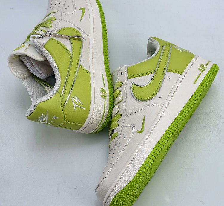 220 Nike Air Force 1 Low 07 X Travis Scott Apple Green Io5636-222 - 345