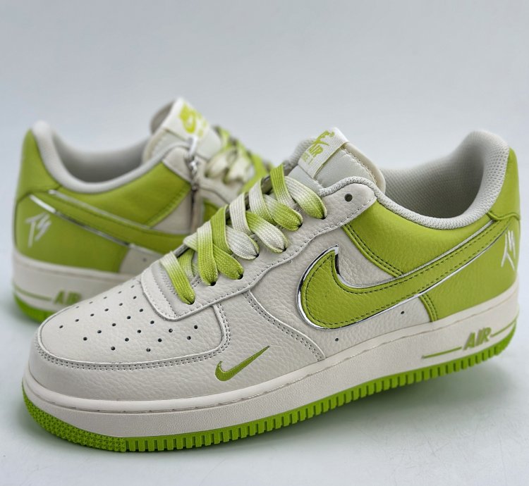 220 Nike Air Force 1 Low 07 X Travis Scott Apple Green Io5636-222 - 345