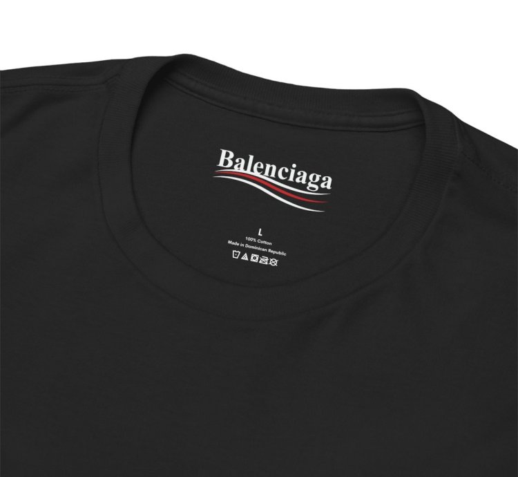 Balenciaga Election Campaign Shirt Black Made In Usa S To 5xl
