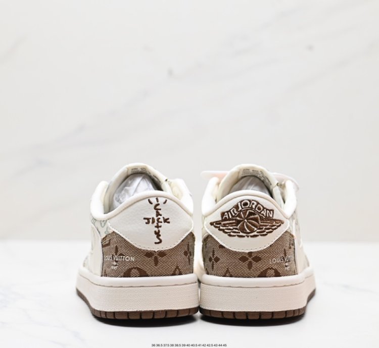 270 Travis Scott X Fragment Design X Jordan Air Jordan 1 Low Og Sp Aj1 Joe 1 Lv124