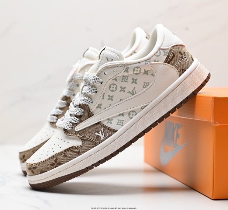 270 Travis Scott X Fragment Design X Jordan Air Jordan 1 Low Og Sp Aj1 Joe 1 Lv124