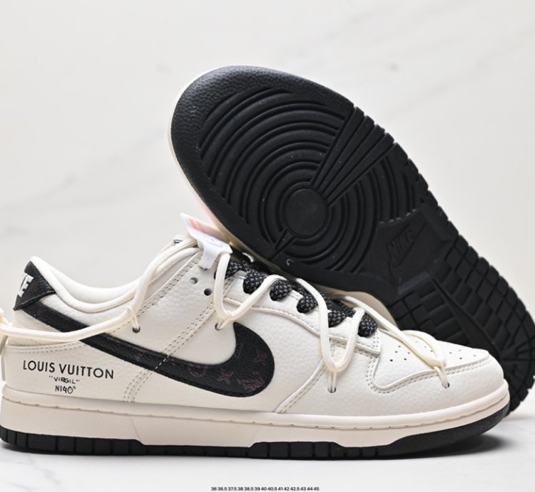 290 Nike Nk Sb Dunk Low Greenbeige Deconstruction Style Jj5688-103 -