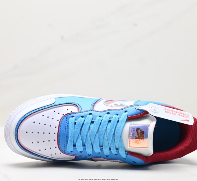 260 Ultra Limited Edition Doraemon×nike Air Force 1 Low Jingle Cats Joint Low-to