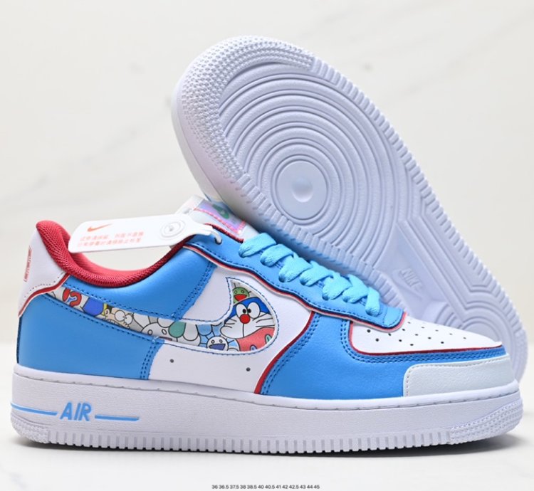 260 Ultra Limited Edition Doraemon×nike Air Force 1 Low Jingle Cats Joint Low-to