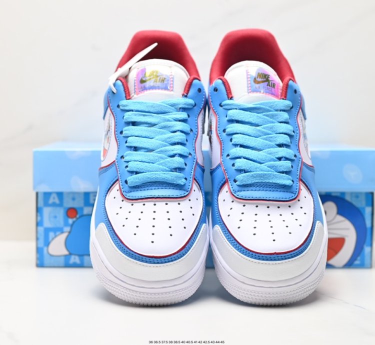 260 Ultra Limited Edition Doraemon×nike Air Force 1 Low Jingle Cats Joint Low-to