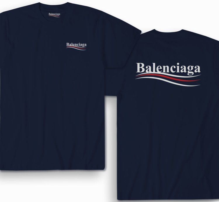 Balenciaga Election Campaign Shirt Navy Made In Usa S To 5xl