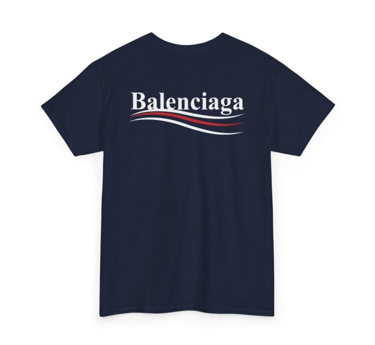 Balenciaga Election Campaign Shirt Navy Made In Usa S To 5xl