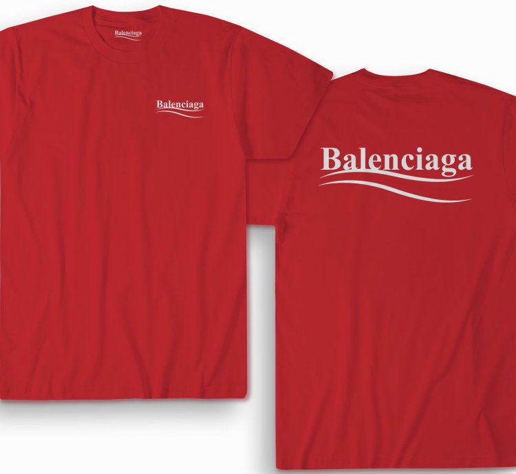 Balenciaga Election Campaign Shirt Red Made In Usa S To 5xl