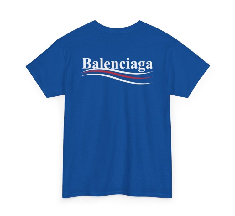 Balenciaga Election Campaign Shirt Royal Blue Made In Usa S To 5xl