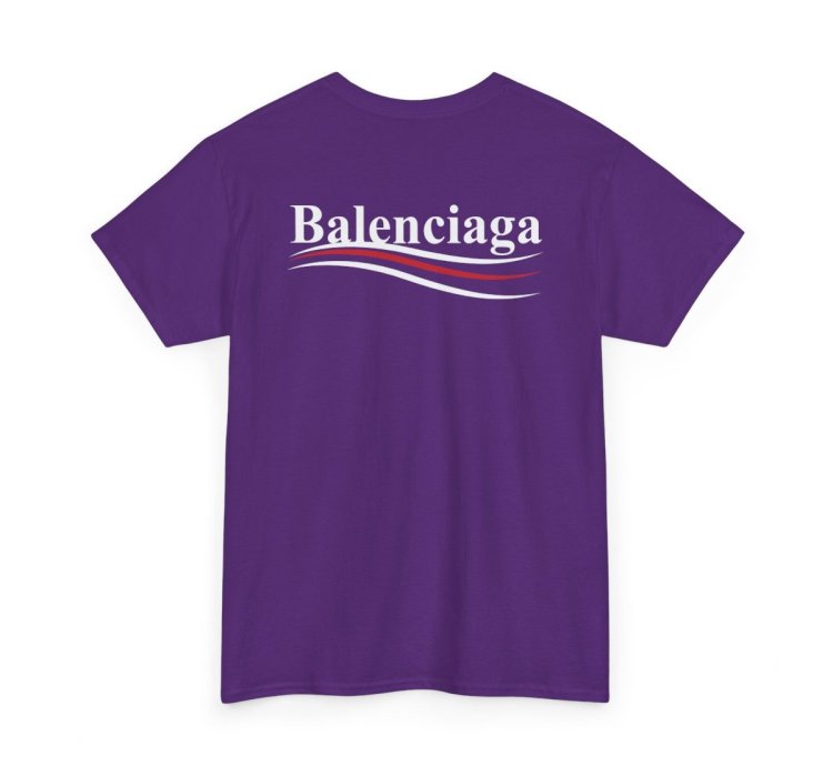 Balenciaga Election Campaign Shirt Purple Made In Usa S To 5xl