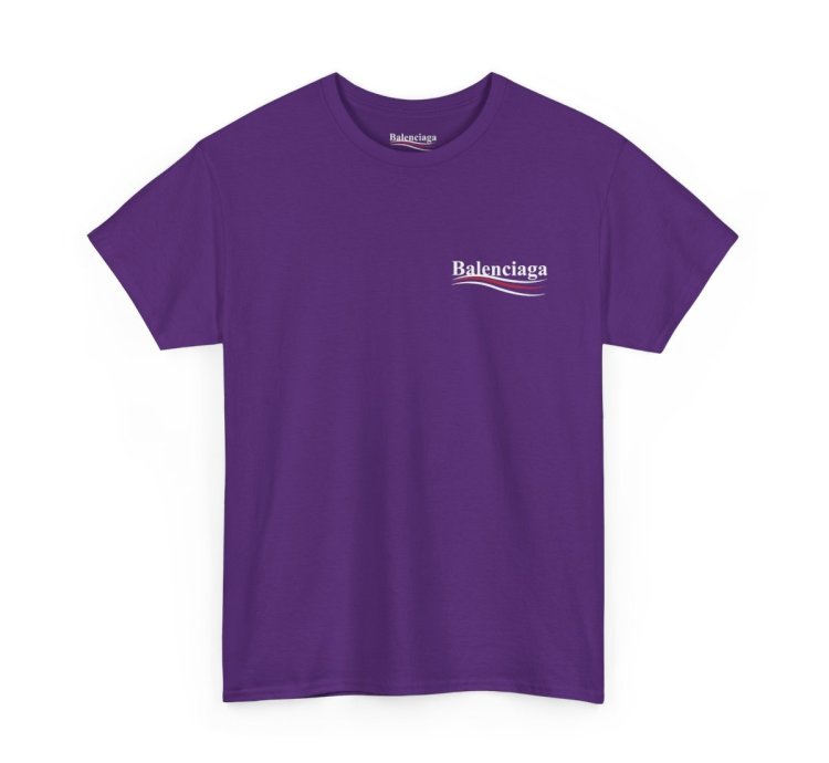 Balenciaga Election Campaign Shirt Purple Made In Usa S To 5xl