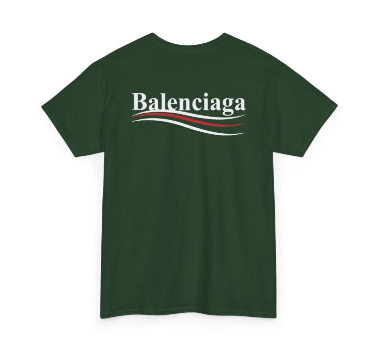 Balenciaga Election Campaign Shirt Forest Green Made In Usa S To 5xl