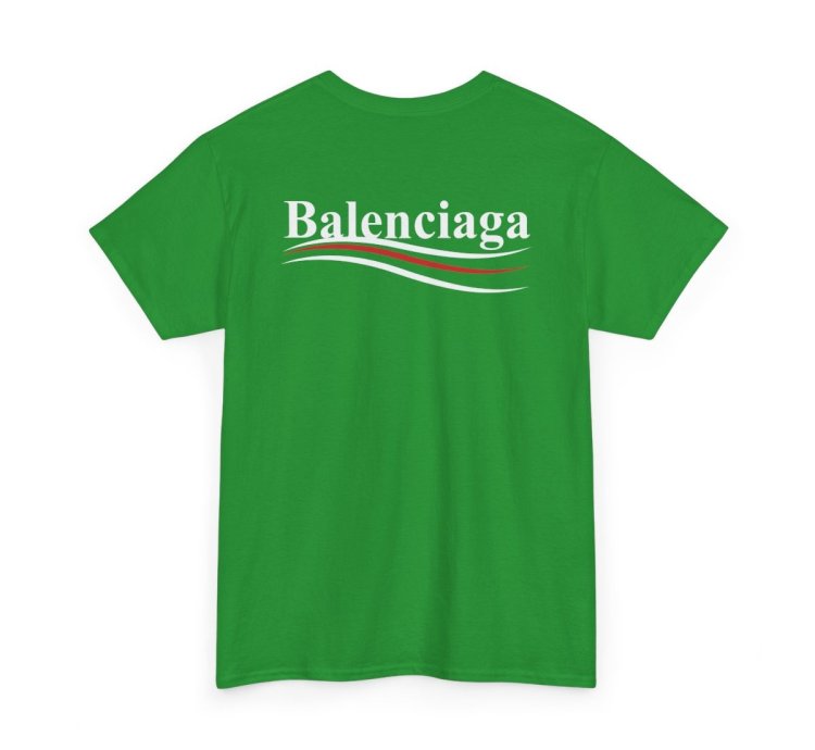 Balenciaga Election Campaign Shirt Iris Green Made In Usa S To 5xl