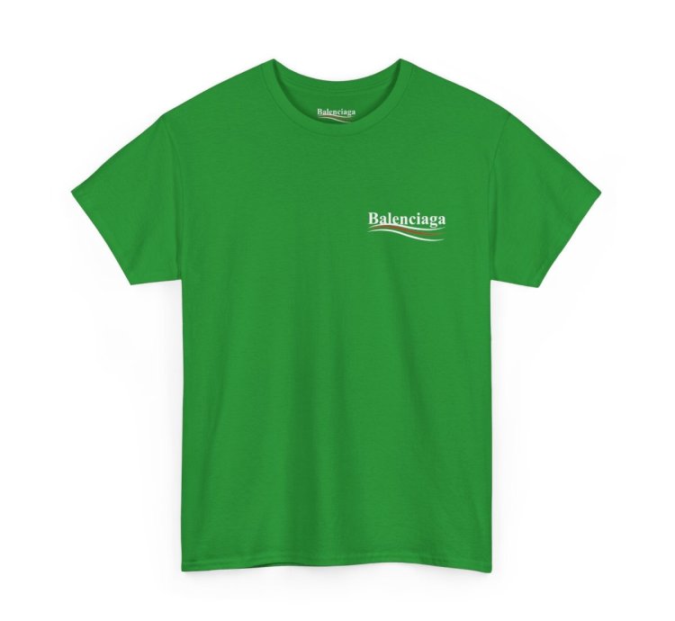 Balenciaga Election Campaign Shirt Iris Green Made In Usa S To 5xl