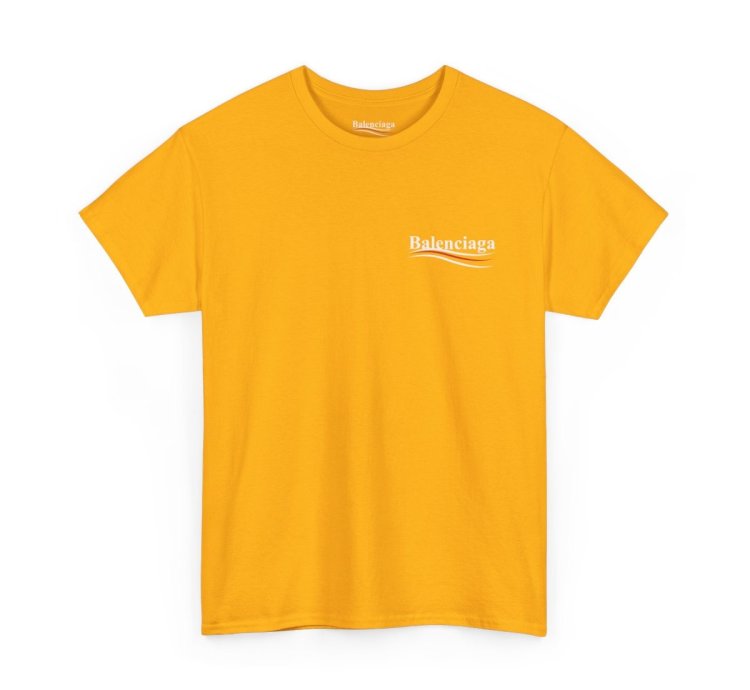 Balenciaga Election Campaign Shirt Gold Made In Usa S To 5xl